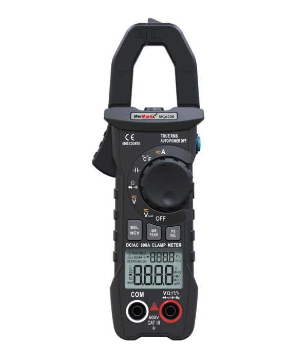 MarMonix MCA 206 Clamp Meter – True RMS, 600A Current & Multi-Function Tester