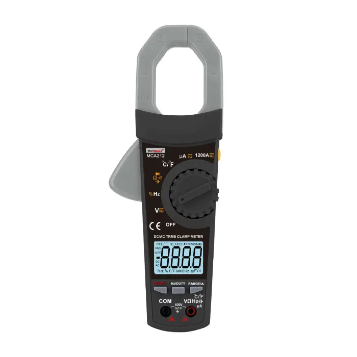 MarMonix MCA 212 Professional Clamp Meter | 1200A AC/DC, Voltage, Resistance, Capacitance & Temperature