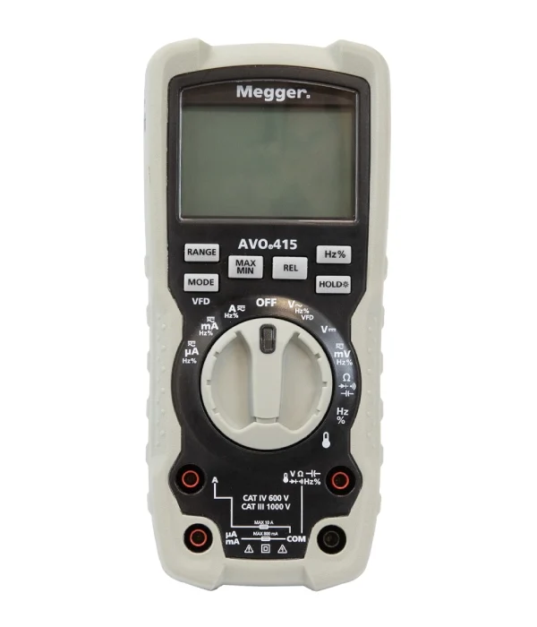 Megger AVO415 TRMS Digital Multimeter with VFD