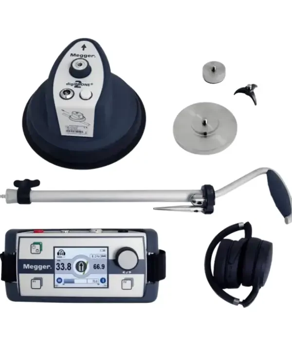 Megger DIGIPHONE+2 NT SET Pinpointing system with surge wave receiver for acoustic and electromagnetic fault location