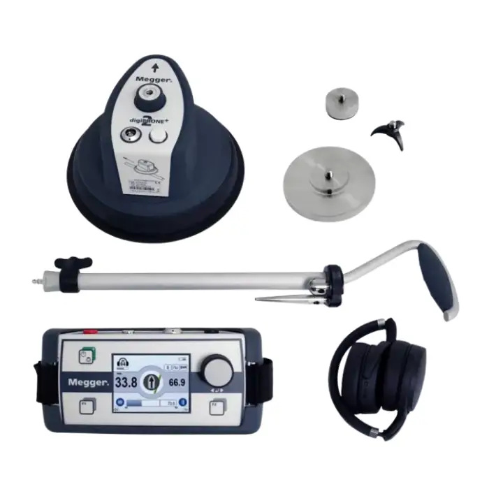 Megger DIGIPHONE+2 NT SET Pinpointing system with surge wave receiver for acoustic and electromagnetic fault location
