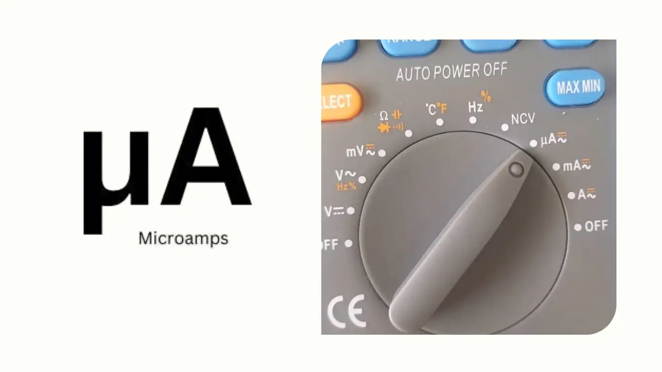 Microamp Symbol In Multimeter
