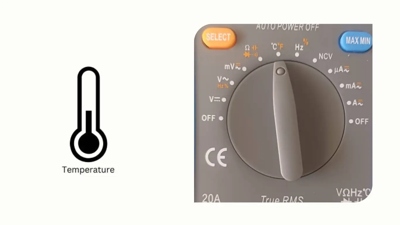 Temperature Symbol In Multimeter