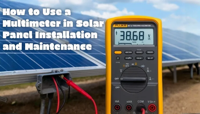 How to Use a Multimeter in Solar Panel Installation and Maintenance 