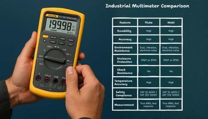 Best Multimeters for Every Application – Solar, HVAC, EV, and Industrial Use (UAE & KSA Guide) 4 Industrial Multimeters For Gcc Projects
