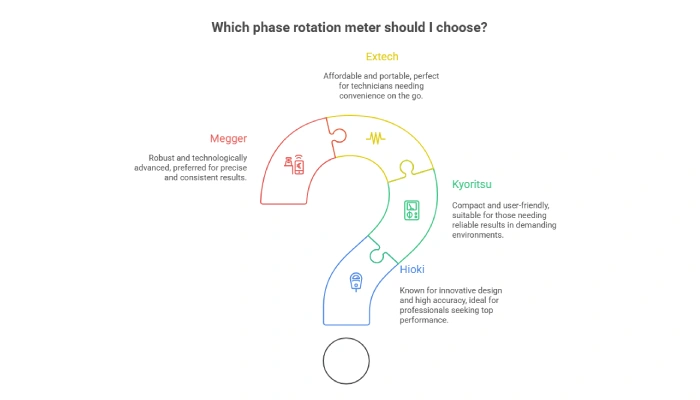 Which phase rotation meter should I choose?