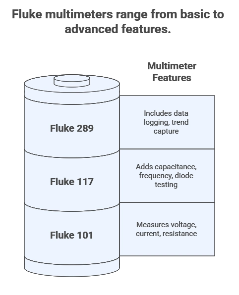 Fluke Multimeters Range From Basic To Advanced Features.