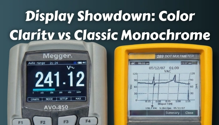Display Showdown: Color Clarity Vs. Classic Monochrome
