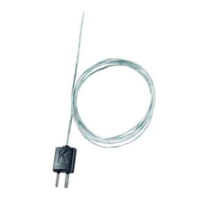 Flexible thermoelectric couple - with TC type K temperature sensor (glass fibre)