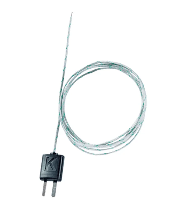 Flexible thermoelectric couple - with TC type K temperature sensor (glass fibre)