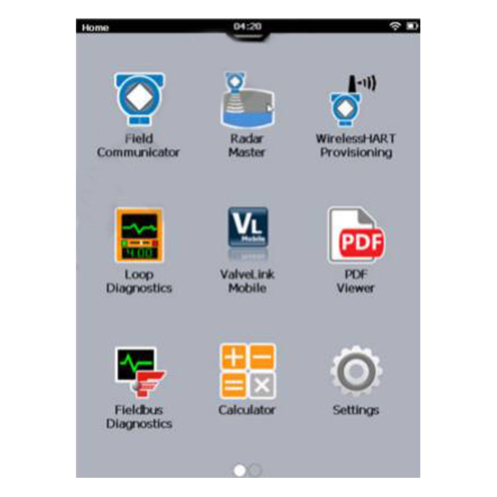 How to Configure HART Devices Using the AMS Trex Communicator: A Step-by-Step Guide 2 The Home Screen displaying installed applications