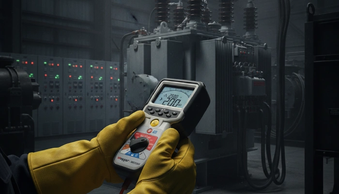 Megger Mit2500 Handheld 2.5 Kv Insulation Resistance Tester In Field Operation