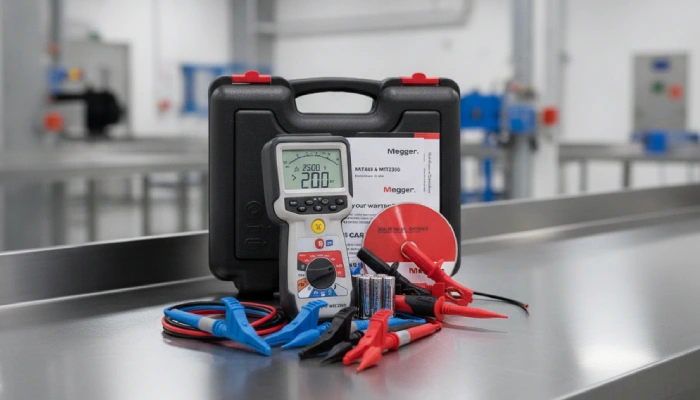Megger MIT2500 Review - 2.5 kV Insulation and Continuity Tester 2 Megger Mit2500 Complete Industrial Kit, Hard Carry Case, And Test Leads
