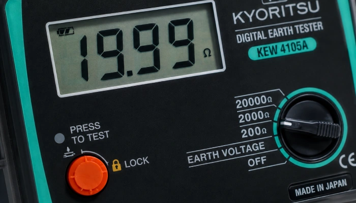 Kyoritsu KEW 4105A EARTH TESTER Review 3 Kyoritsu Kew 4105A Full Test Kit Accessories And Carrying Case