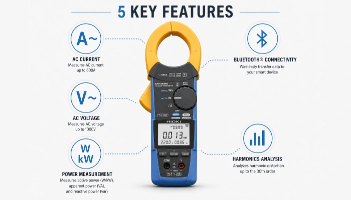 Hioki CM3286 AC Clamp Power Meter Review 3 3 7
