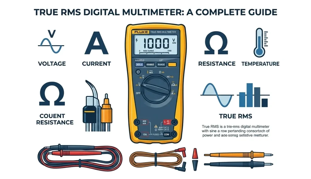  Fluke 179 Key Technical Specifications And Features Infographic