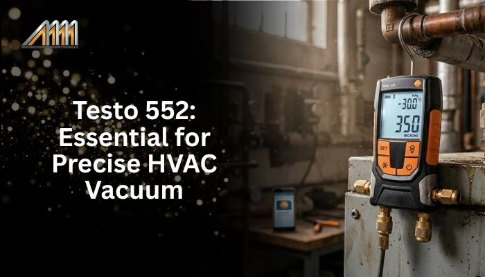 Testo 552: Essential for Precise HVAC Vacuum