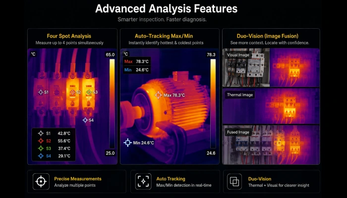 Satir HotFind-L Thermal Imaging Camera Review 3 Advanced Analysis Features