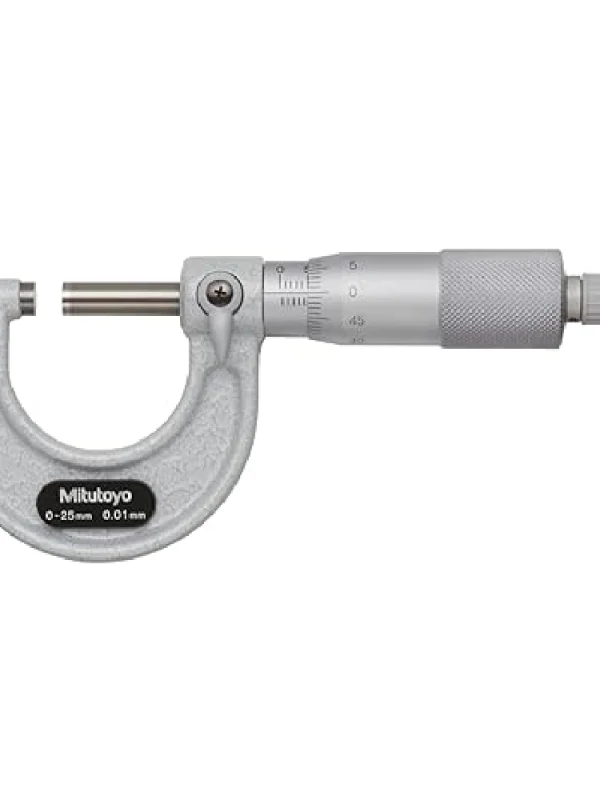 Mitutoyo 103-137 Outside Micrometer 0-25mm, Graduation 0.01 mm