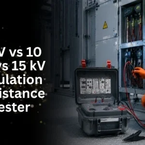 5 kV vs 10 kV vs 15 kV Insulation Resistance Tester