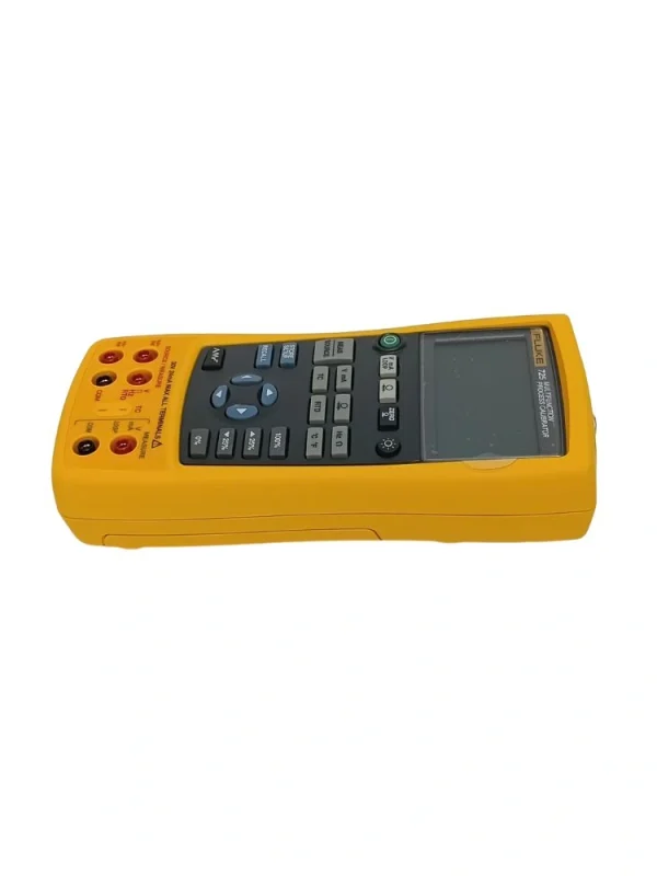 Side view of Fluke 725 Multifunction Process Calibrator