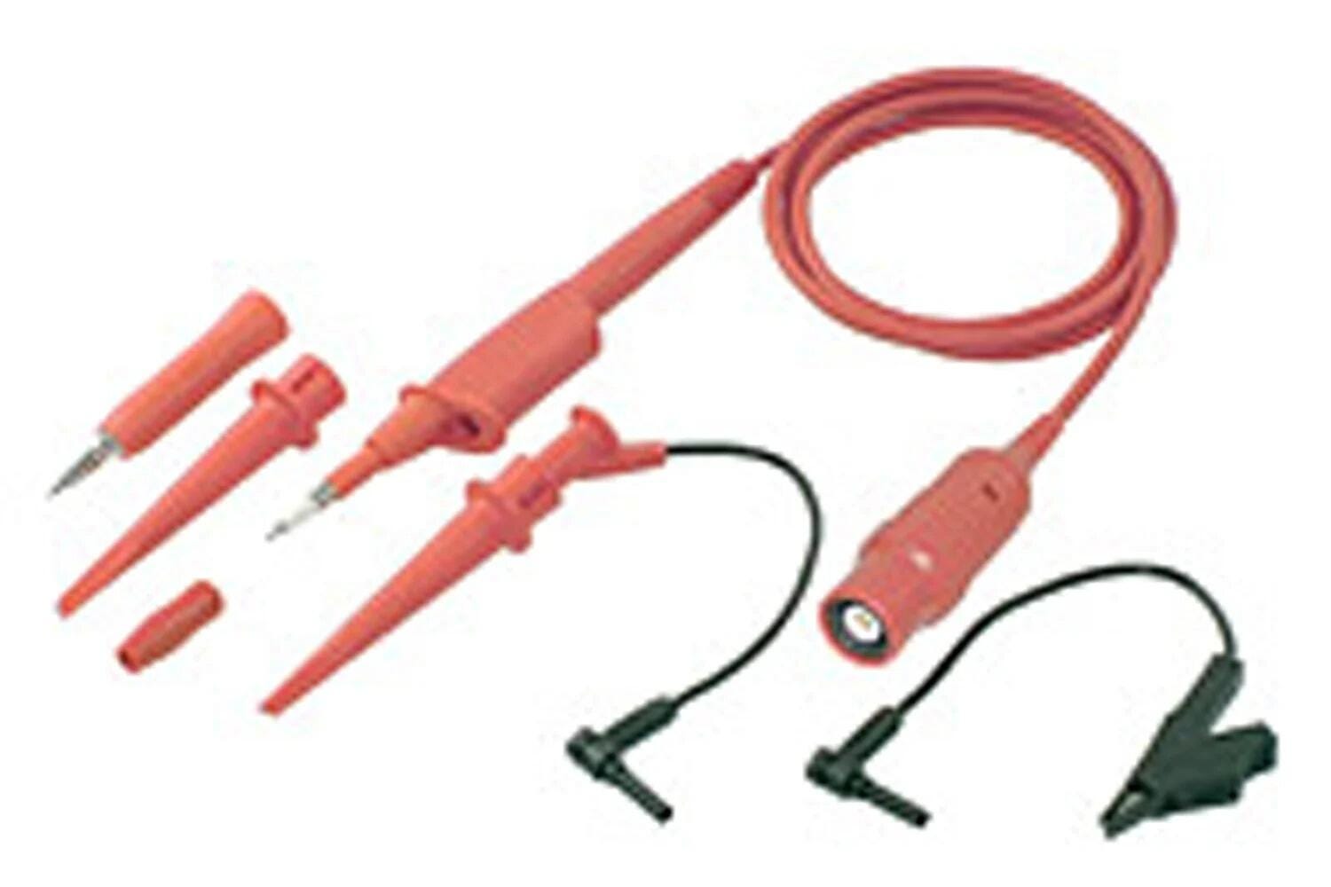 Fluke 10 Voltage Probe Set, 10:1, one red