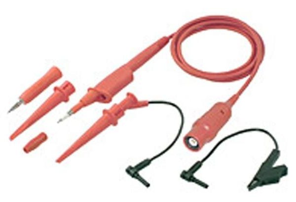Fluke 10 Voltage Probe Set, 10:1, one red