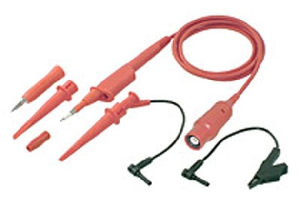 Fluke 10 Voltage Probe Set, 10:1, one red