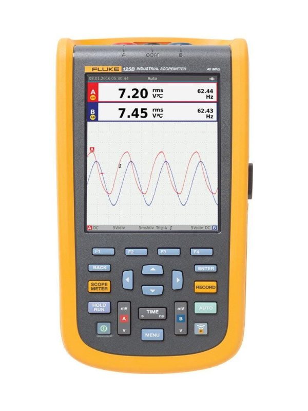 Fluke 120B Series Industrial ScopeMeter Handheld Oscilloscopes