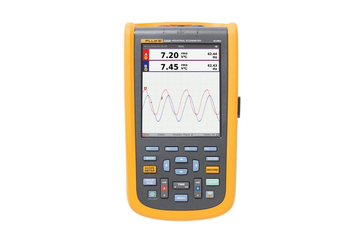 Fluke 120B Series Industrial ScopeMeter Handheld Oscilloscopes