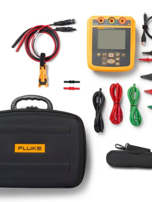 Fluke 1537 Solar Tools Kit with Insulation Resistance Tester and TLPV1 Test Leads