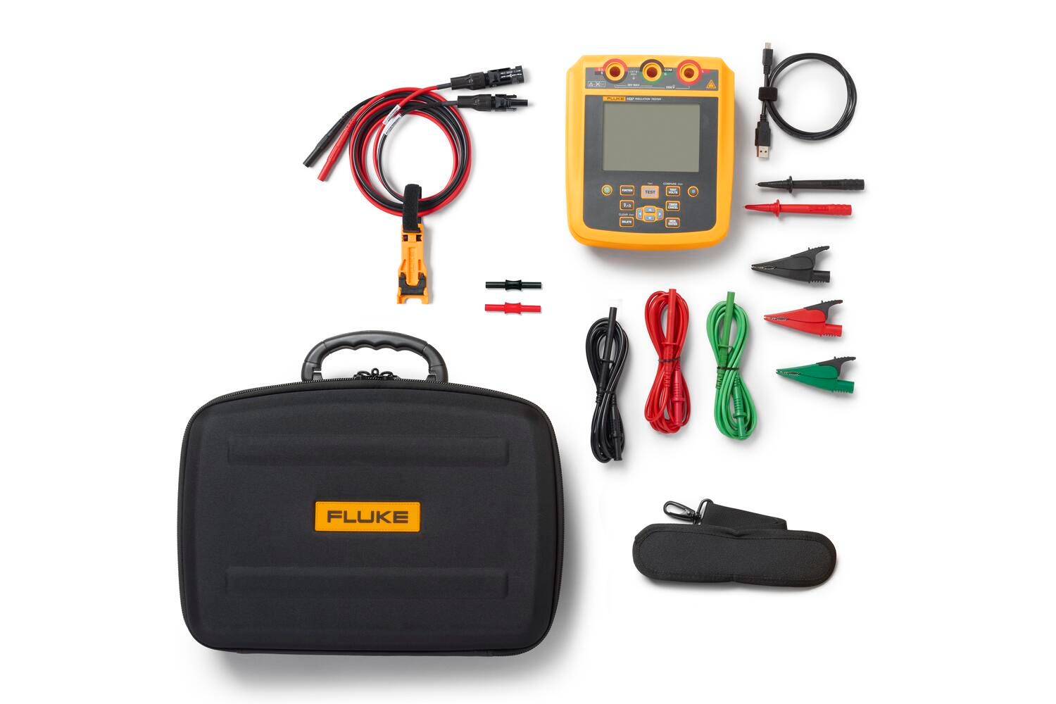 Fluke 1537 Solar Tools Kit with Insulation Resistance Tester and TLPV1 Test Leads