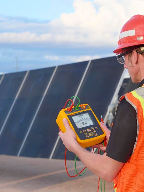 Fluke 1537 Solar Tools Kit with Insulation Resistance Tester and TLPV1 Test Leads