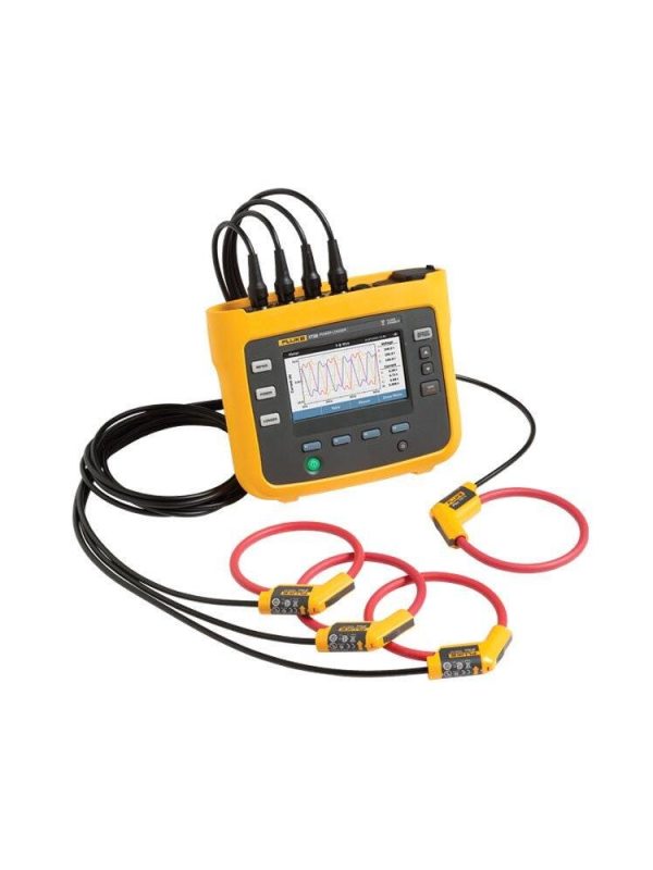 Fluke 1736 and 1738 Three-Phase Power Quality Loggers