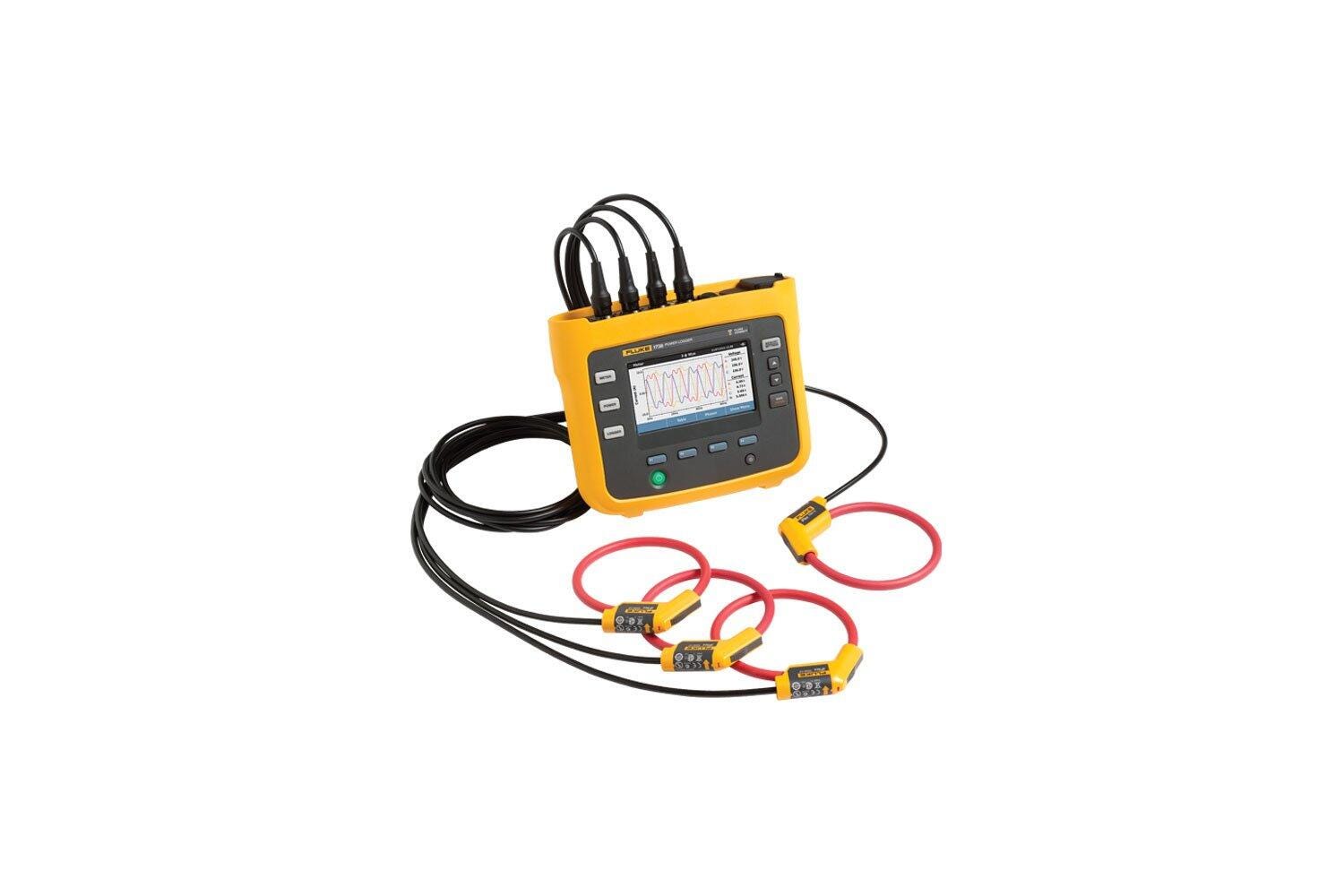 Fluke 1736 and 1738 Three-Phase Power Quality Loggers