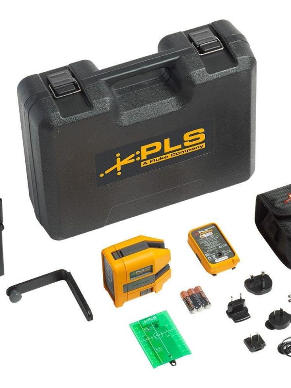 Fluke PLS 180G RBP Green Cross Line Laser Level Kit