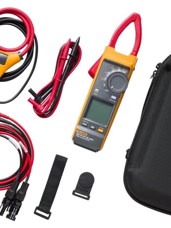 Fluke 325 with Solar Irradiance Meter and TLPV1 MC4 Test Leads