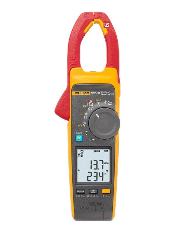 Fluke 377 FC Non-Contact Voltage True-rms AC/DC Clamp Meter with iFlex