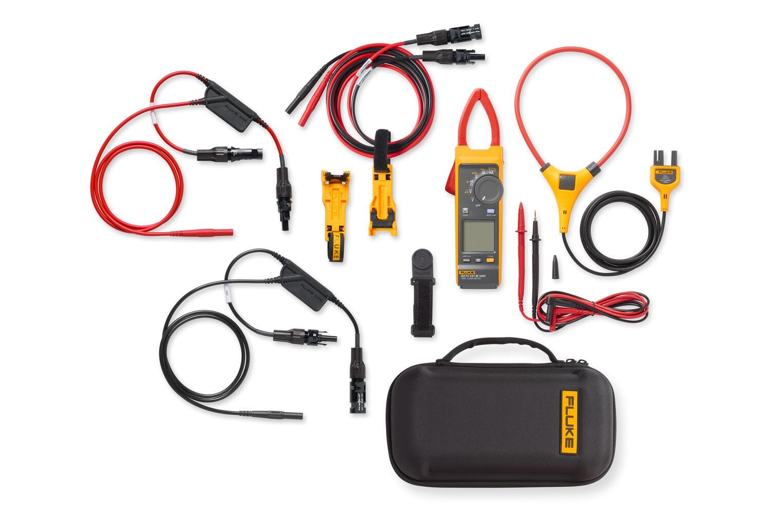 Fluke 393 FC Solar Kit with TLPV1 and TLPV2 Test Leads