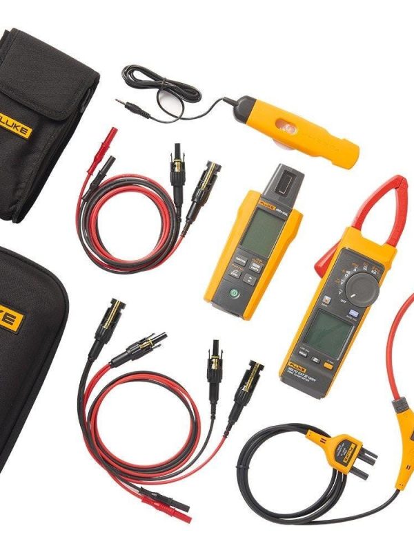 Fluke 393 Solar Tools Kit with Clamp Meter, Irradiance Meter and Solar Test Leads