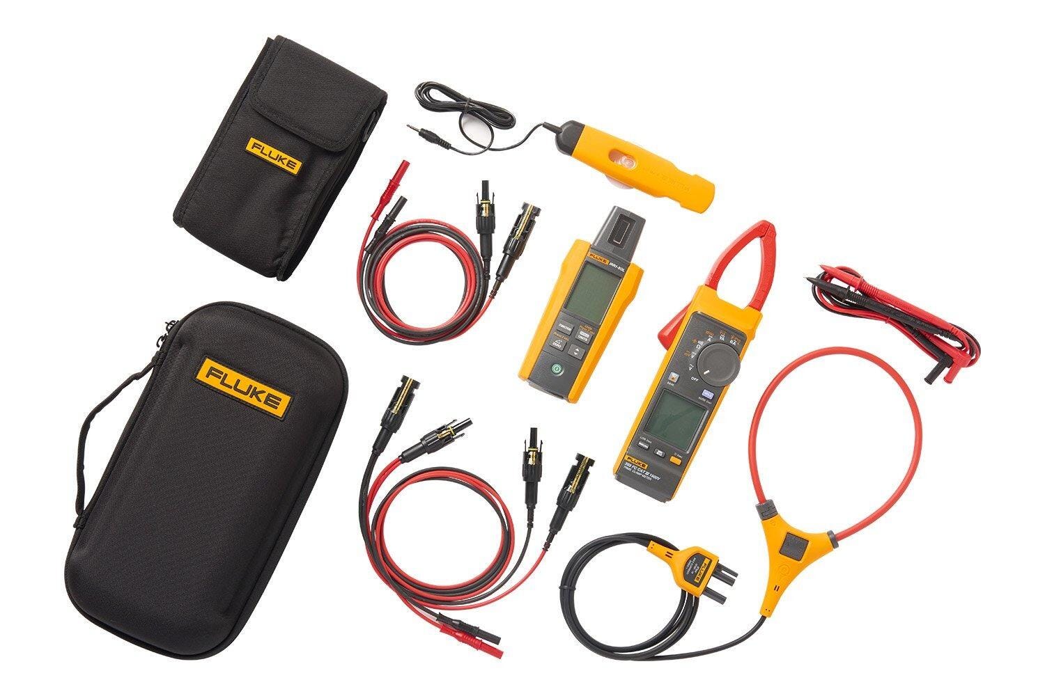 Fluke 393 Solar Tools Kit with Clamp Meter, Irradiance Meter and Solar Test Leads