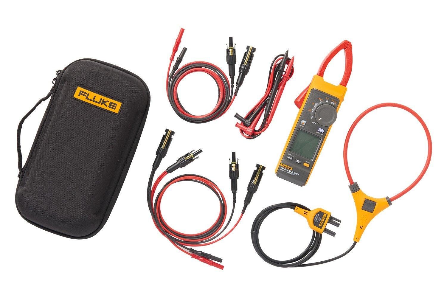 Fluke 393 FC Clamp Meter with Solar Test Leads