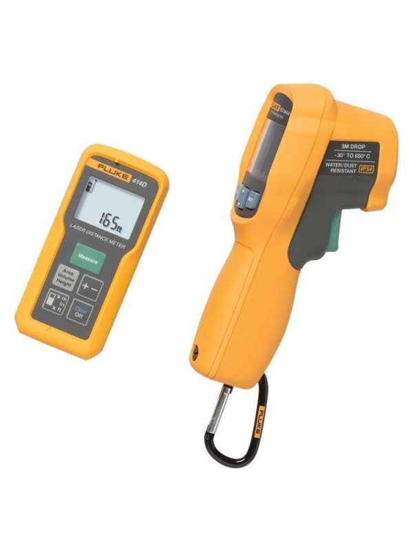 Fluke 414D/62 MAX+ Laser Distance Meter/Infrared Thermometer Combo Kit