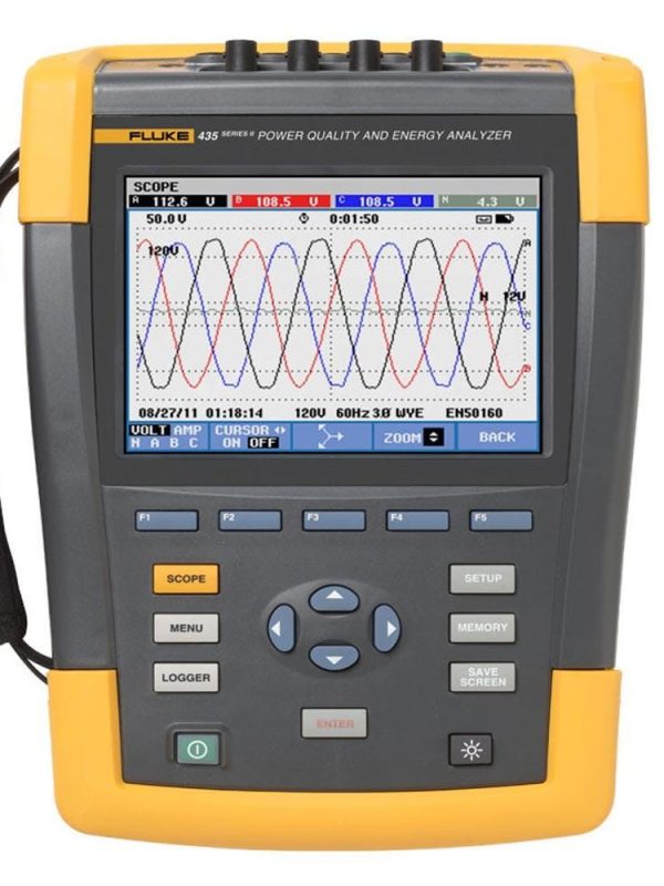 Fluke 434-II and 435-II Power Quality and Energy Analyzers