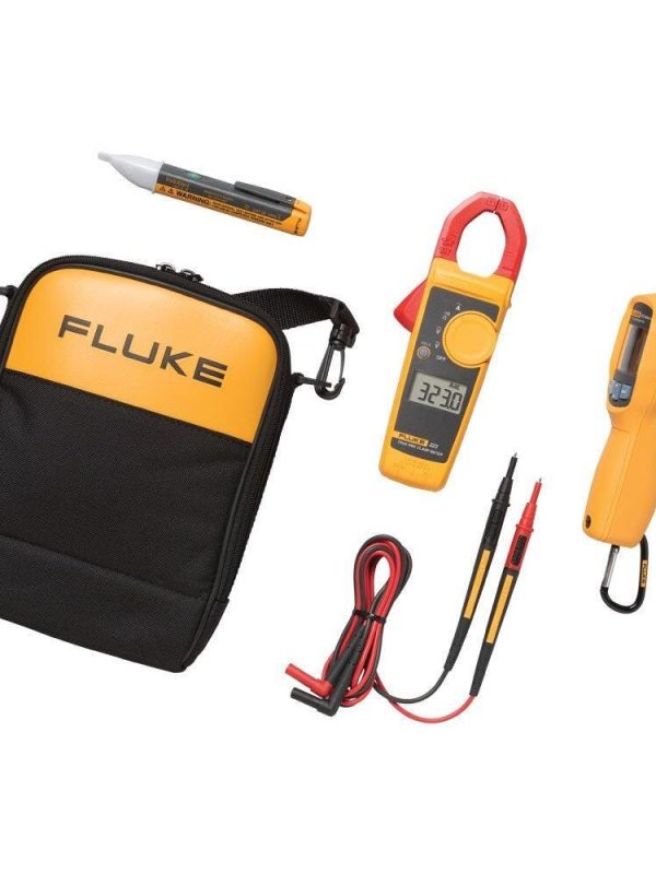 Fluke 62 MAX+/323/1AC IR Thermometer, Clamp Meter and Voltage Detector Kit