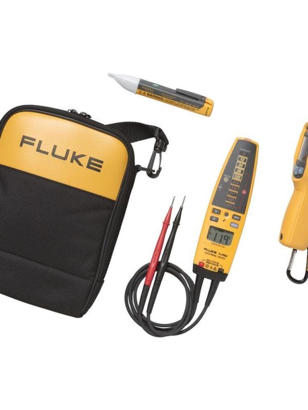 Fluke 62 MAX+/T+PRO/1AC IR Thermometer, T+PRO Voltage Continuity Tester and Voltage Detector Kit