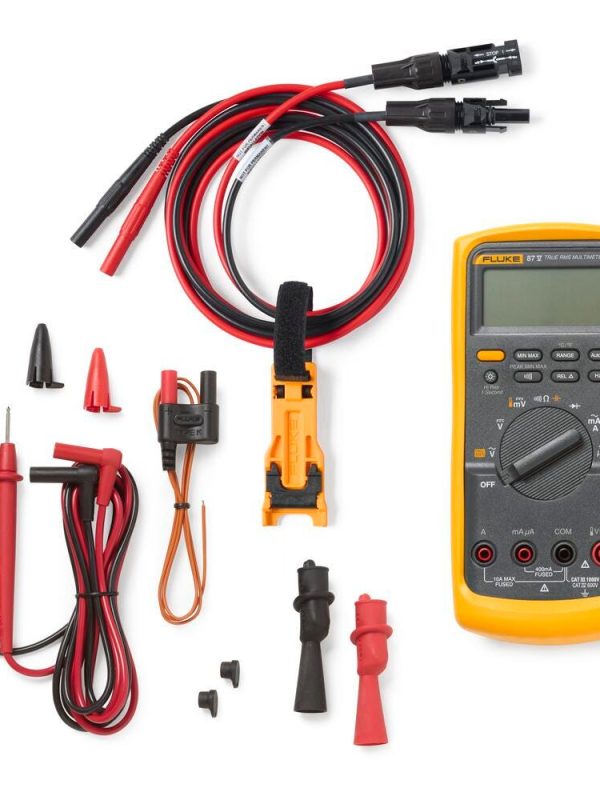 Fluke 87V Solar Tools Kit with TLPV1 Test Leads