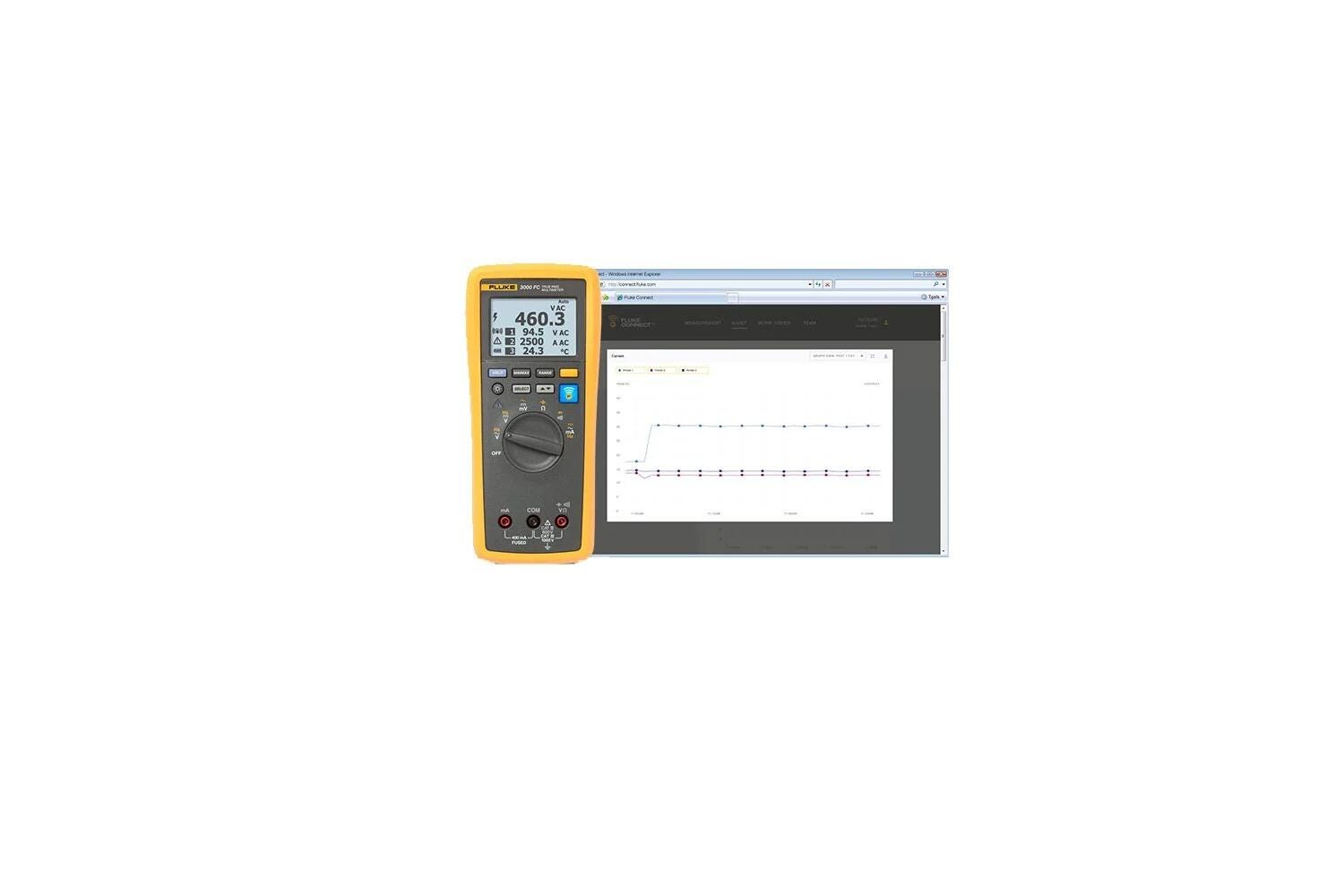 Fluke a3000 FC Wireless AC Current Clamp Kit