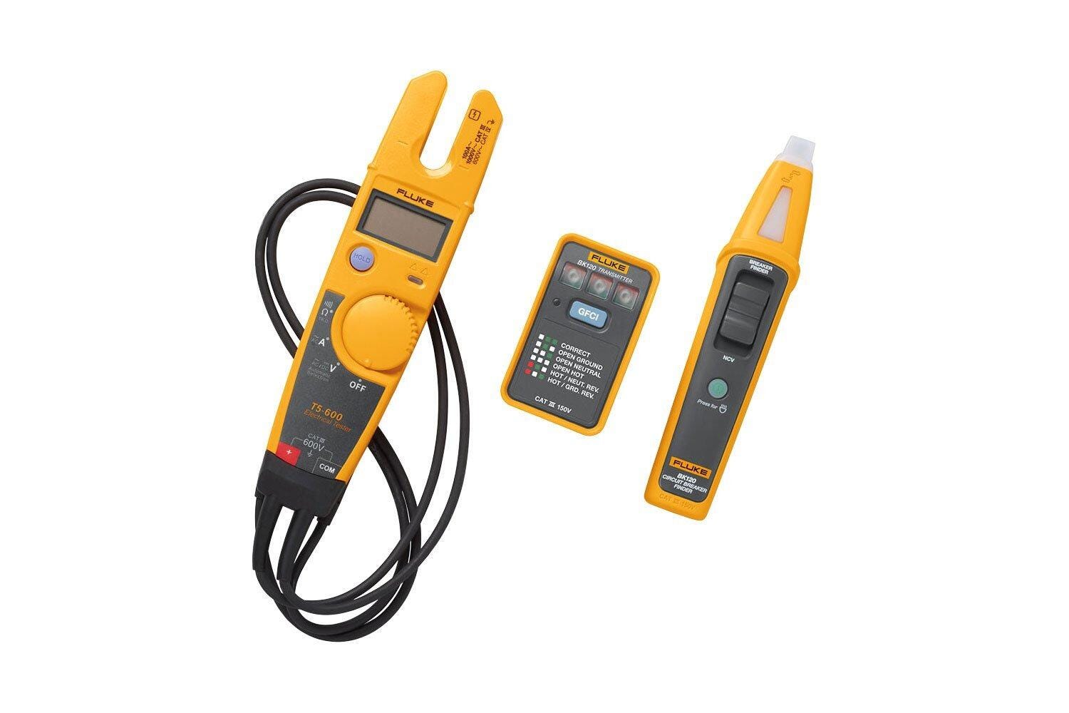 Fluke BK120 SmartTrace Breaker Finder and T5-600 Electrical Tester