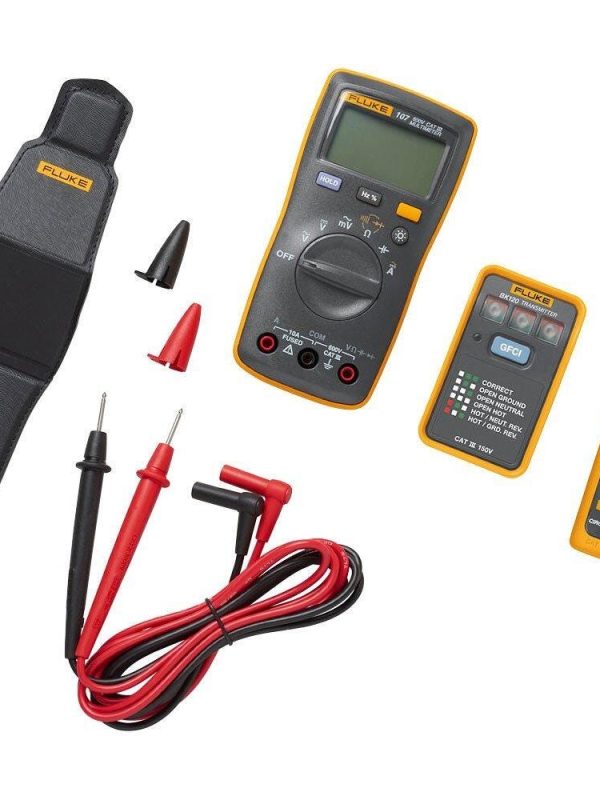 Fluke BK120 SmartTrace Breaker Finder and 107 Pocket Digital Multimeter